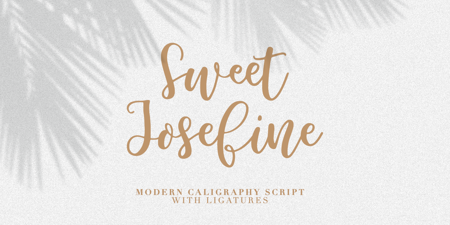 Пример шрифта Sweet Josefine #8